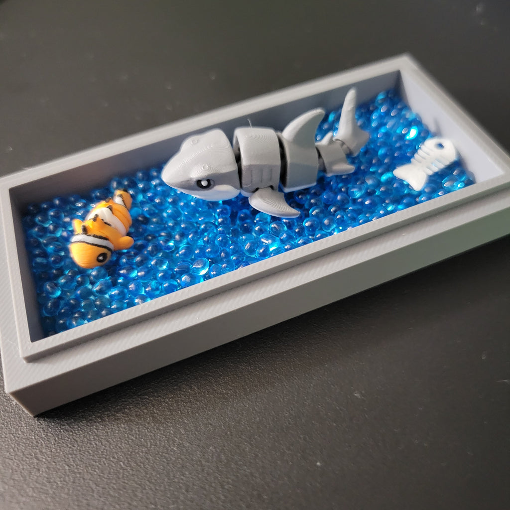 Mini Great White Shark Ocean Desk Decor