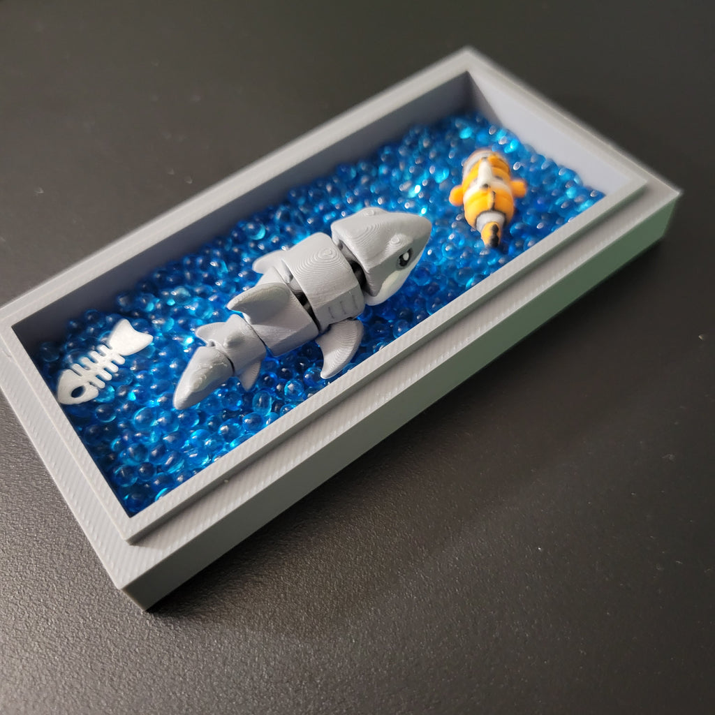 Mini Great White Shark Ocean Desk Decor