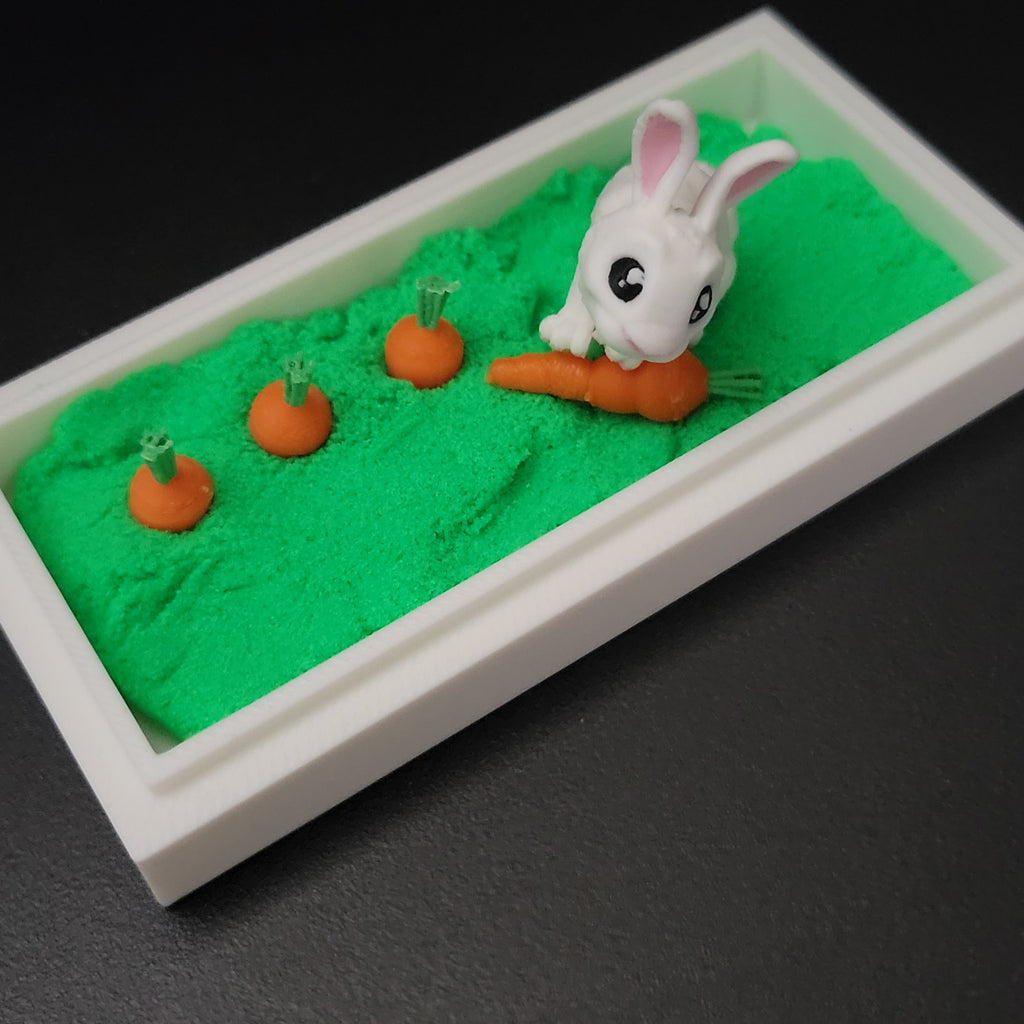 Mini Bunny Garden Habitat Desk Decor