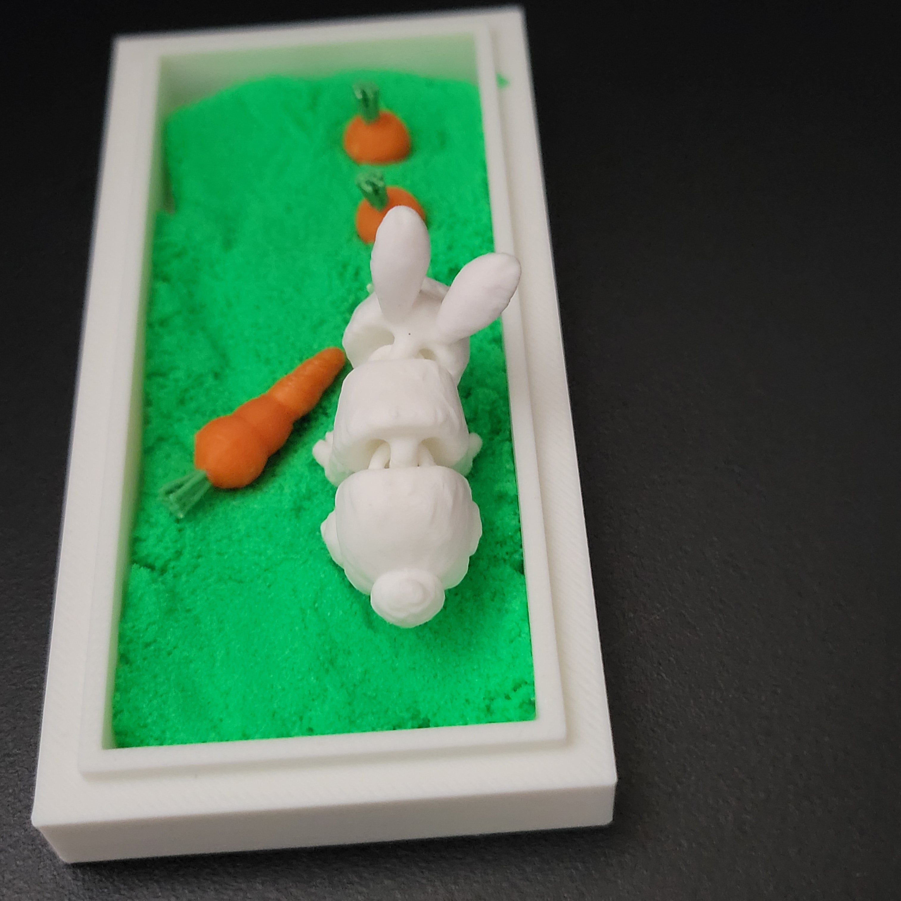 Mini Bunny Garden Habitat Desk Decor