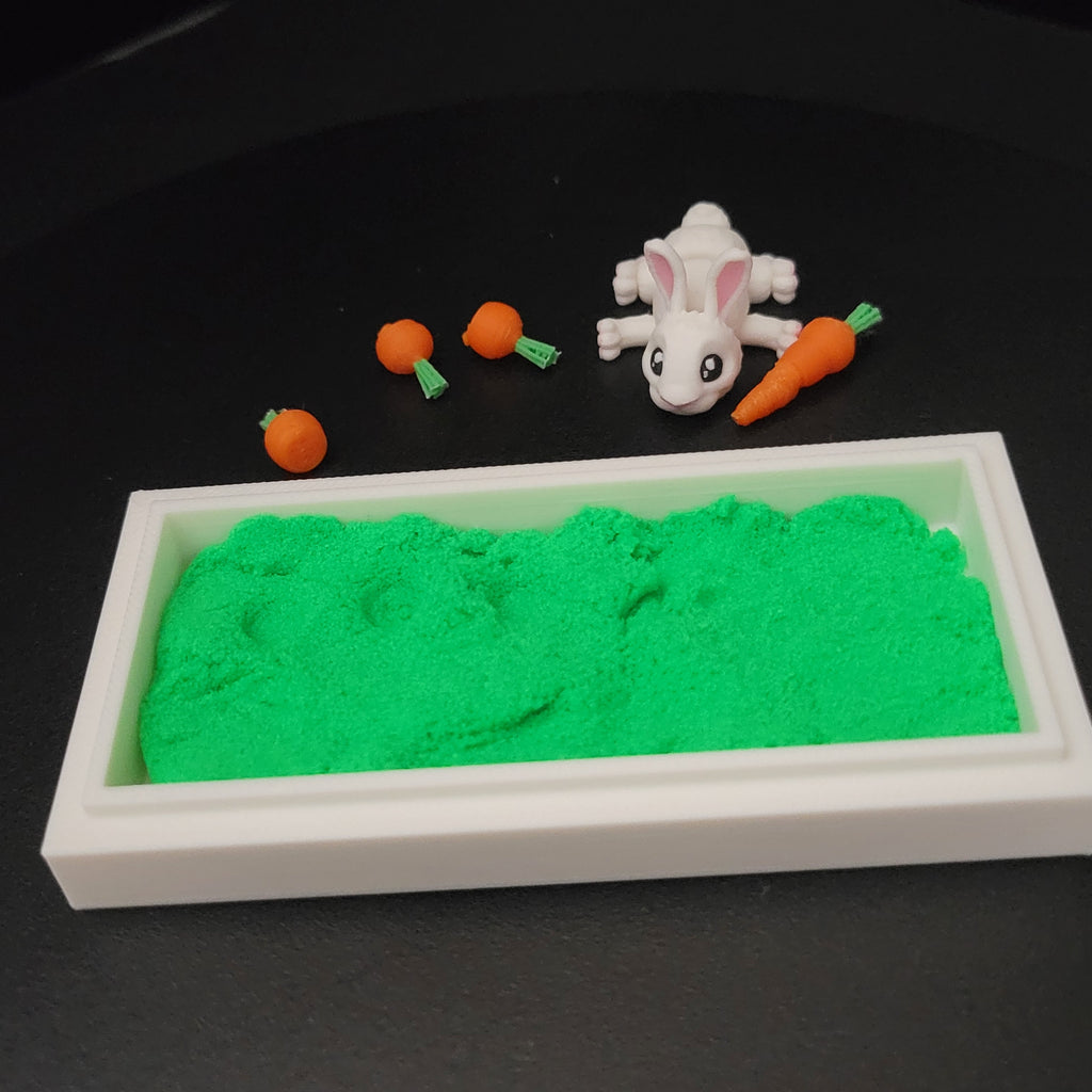 Mini Bunny Garden Habitat Desk Decor