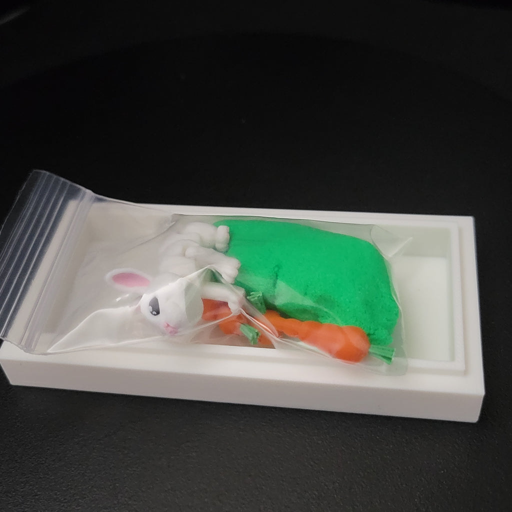 Mini Bunny Garden Habitat Desk Decor