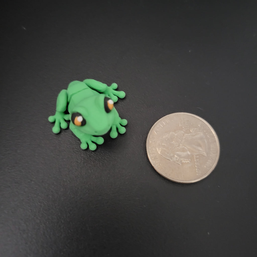 Lily Pad Frog Duo Tray - Miniature Pond Desk Decor