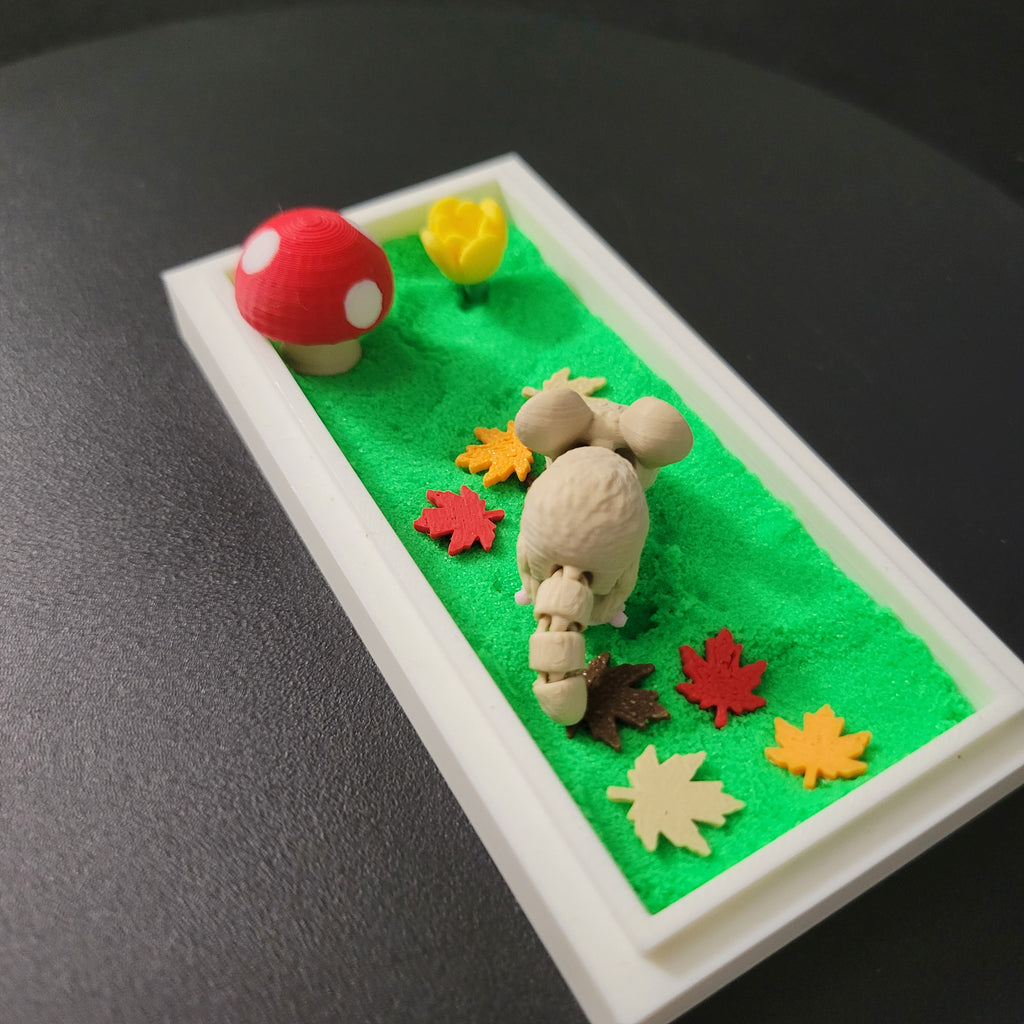 Mini Woodland Mouse Habitat Desk Decor