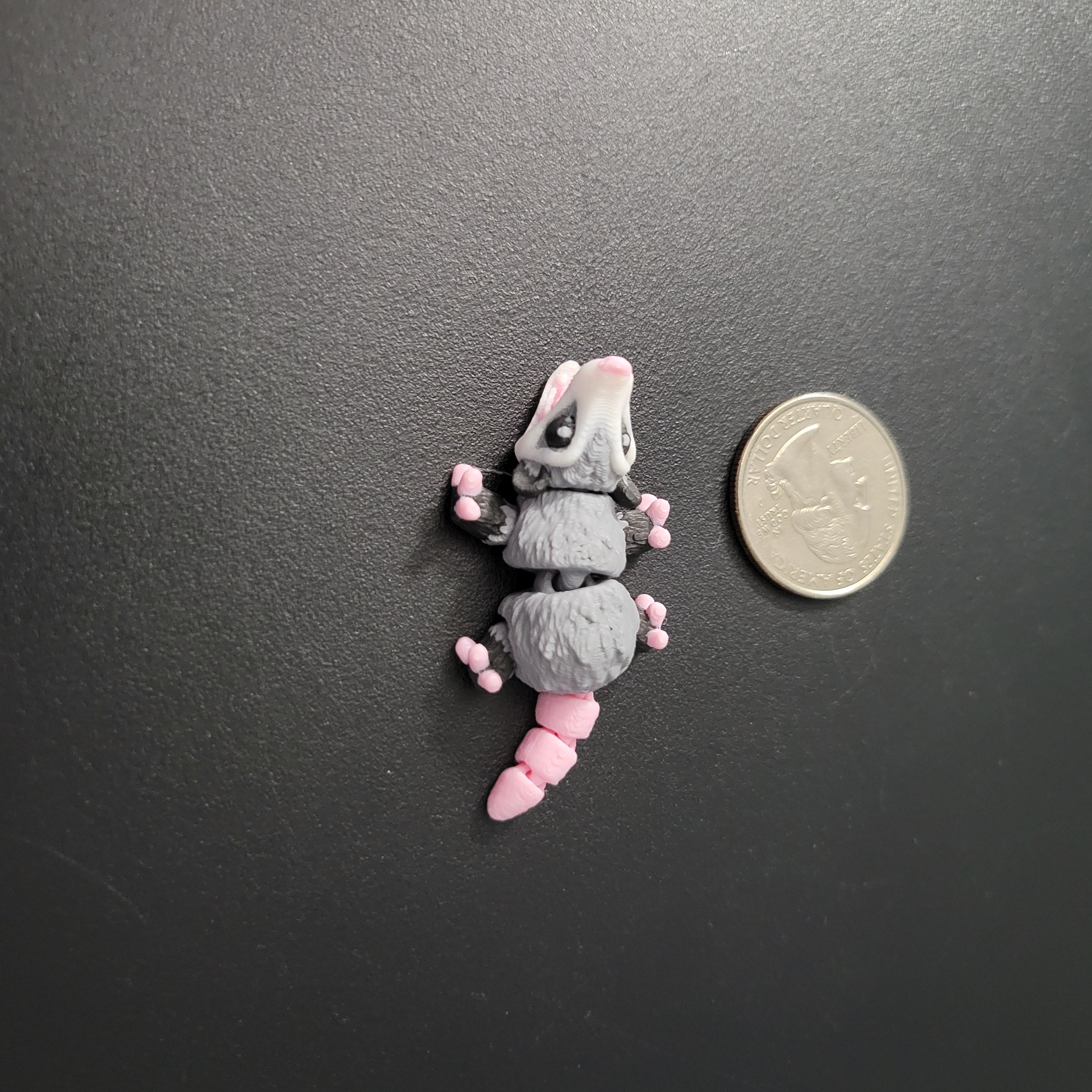 Mini Opossum Trashcan Habitat Desk Decor
