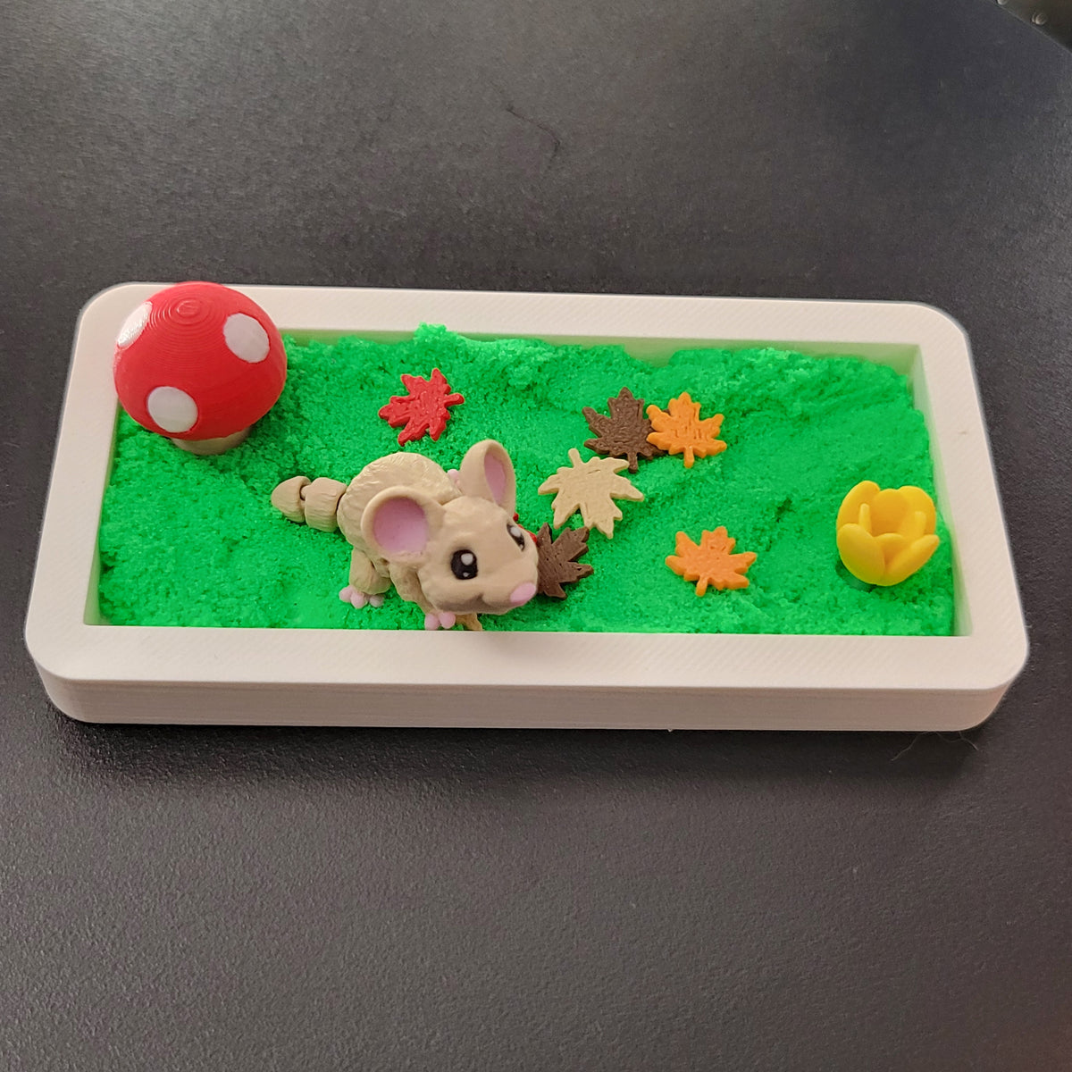 Woodland Mouse Mini Desk Scene
