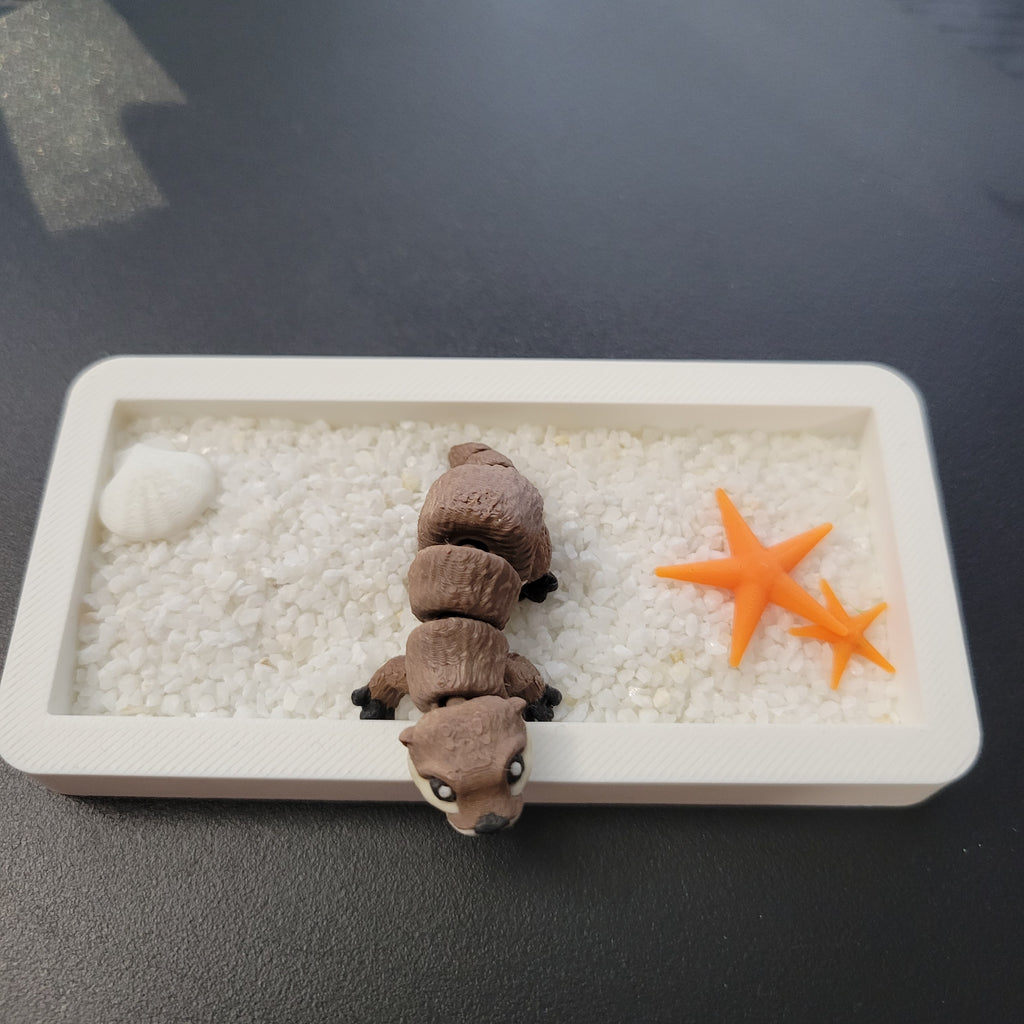 Coastal Otter Mini Desk Scene