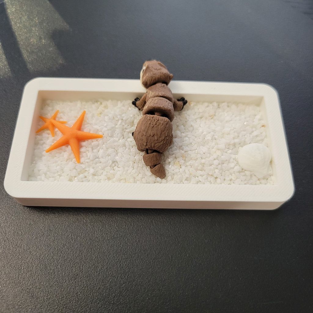Coastal Otter Mini Desk Scene